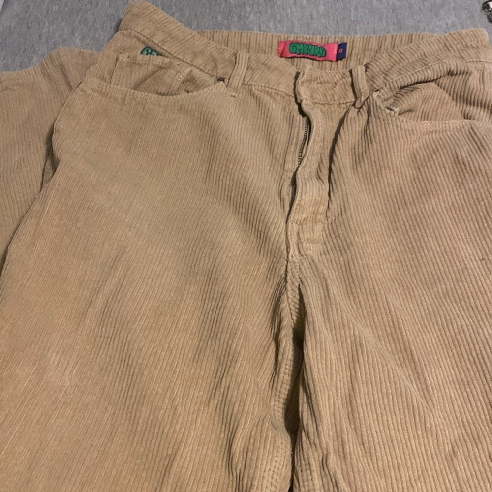 Empyre brown corduroy pants. Size 10 pants. Straight leg but boyfriend style